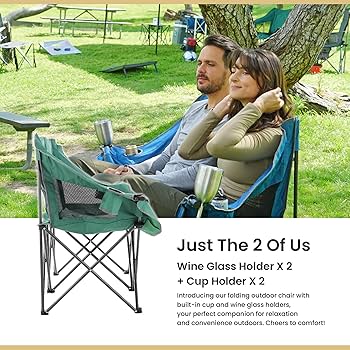 大人気アウトドア チェア  ポータブル キャンプ椅子 *2 Amazon.co.jp: ARROWHEAD OUTDOOR ポータブル折りたたみダブル